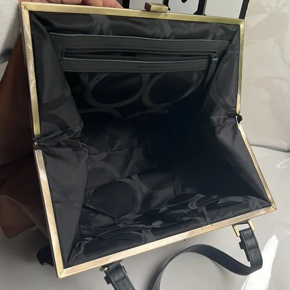 stunning SEQUOIA Paris  brown leather bag - Picture 9 of 13